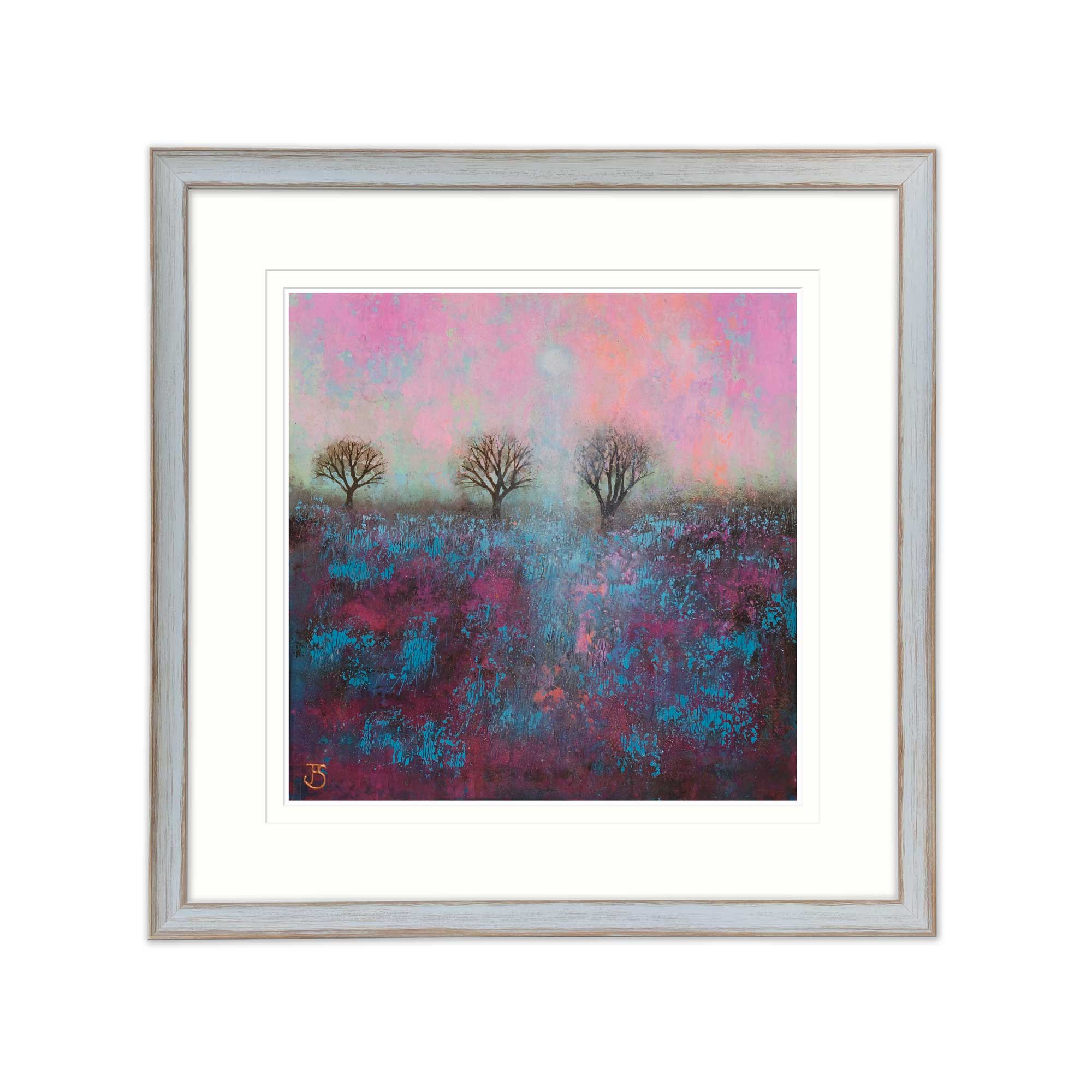 Framed Print-JS35F - No7 of Rural Landscapes Med framed print-Whistlefish