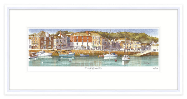 Framed Print-JW144F - Morning Light Padstow-Whistlefish