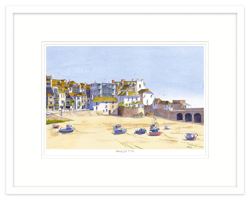 Framed Print-JW223F - Morning Light St Ives Framed-Whistlefish