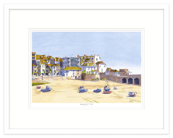 Framed Print-JW223F - Morning Light St Ives Framed-Whistlefish