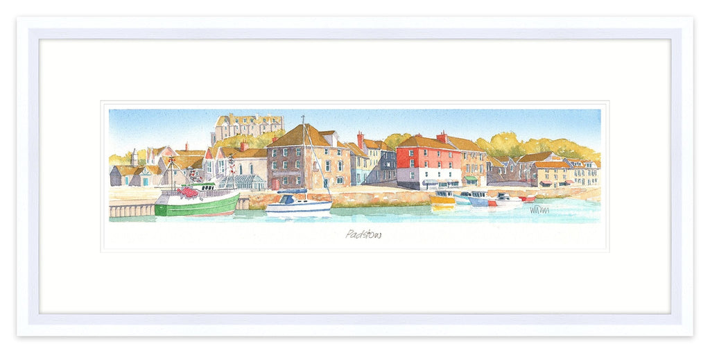 Framed Print-JW233F - Padstow Framed-Whistlefish