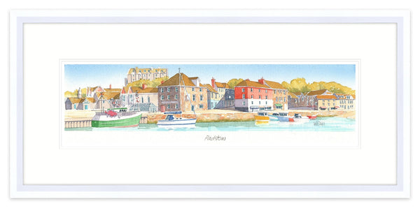 Framed Print-JW233F - Padstow Framed-Whistlefish