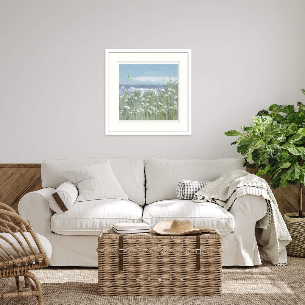 Framed Print-LT002F - Daisy Daisy Medium Framed Art Print-Whistlefish