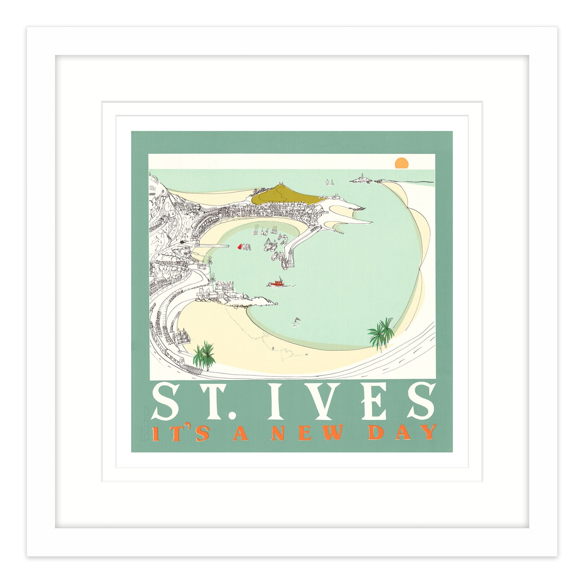 Framed Print-SB23F - It's a New Day Framed-Whistlefish