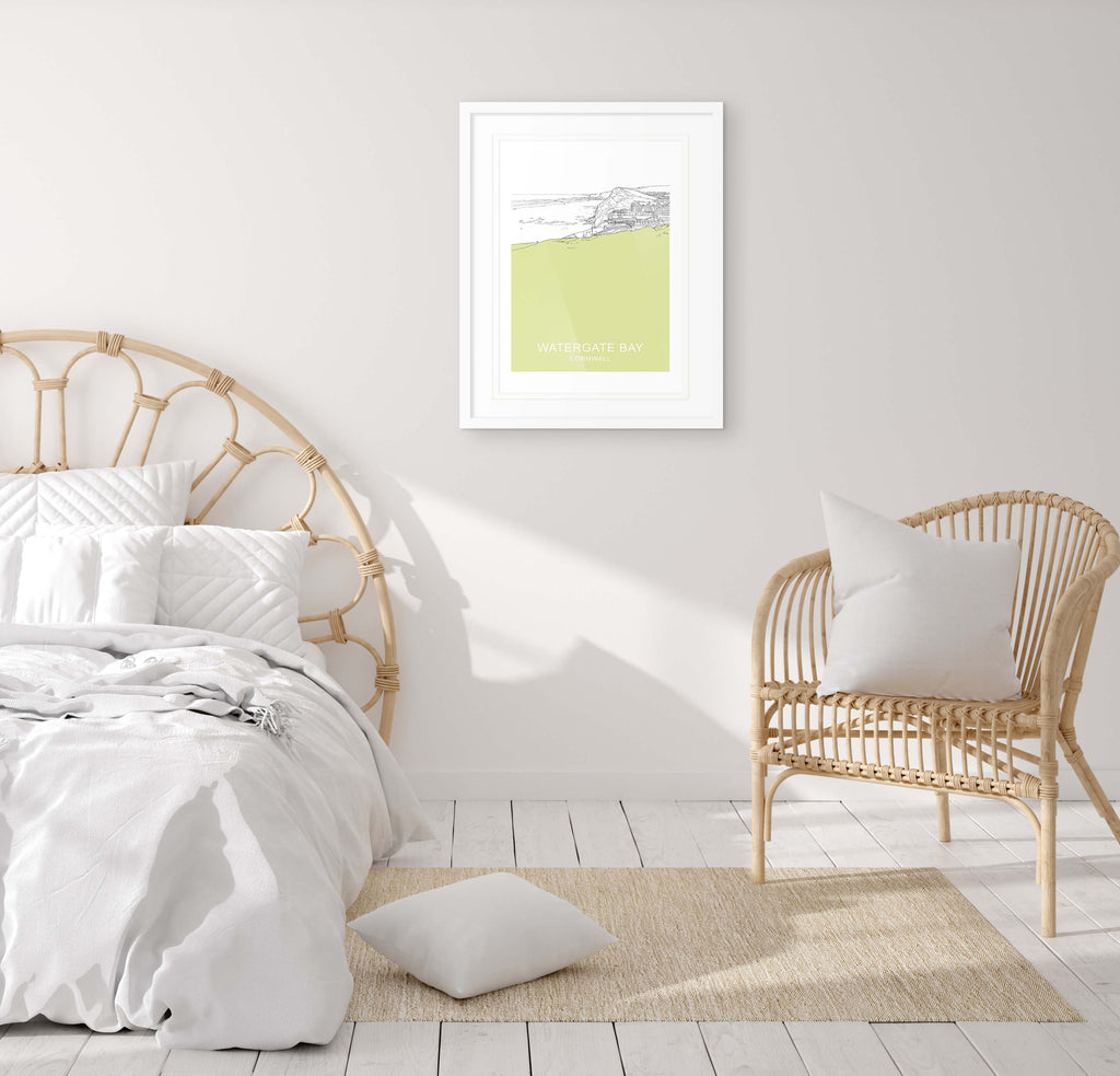 Framed Print-SH54F - Watergate Yellow Framed Print-Whistlefish