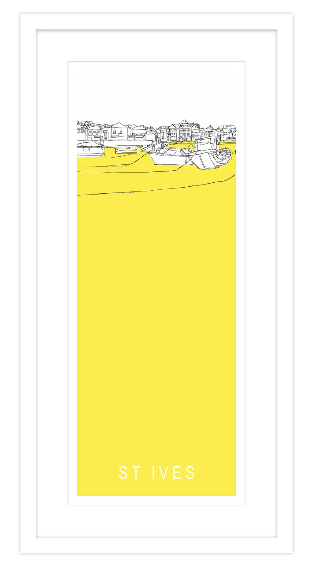 Framed Print-SH63F - SH63F - St Ives The Wharf Framed Print-Whistlefish