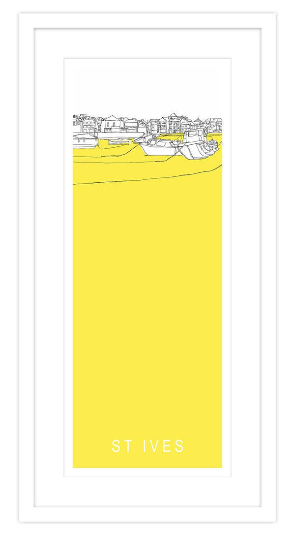 Framed Print-SH63F - SH63F - St Ives The Wharf Framed Print-Whistlefish