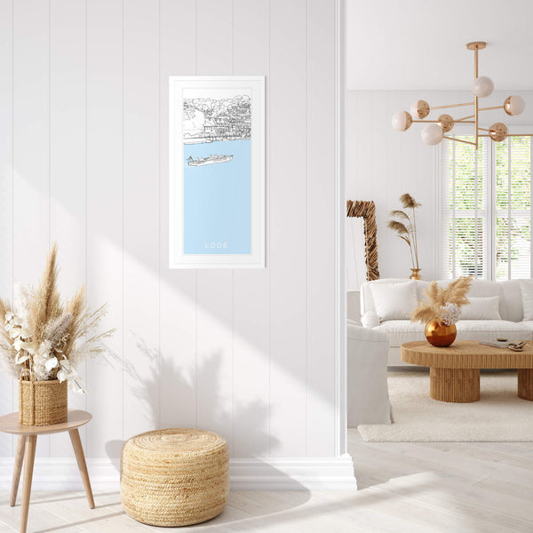 Framed Print-SH66F - Looe Superstar Long Framed Print-Whistlefish