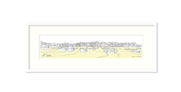 Framed Print-SH91F - St Ives Harbour Medium-Whistlefish