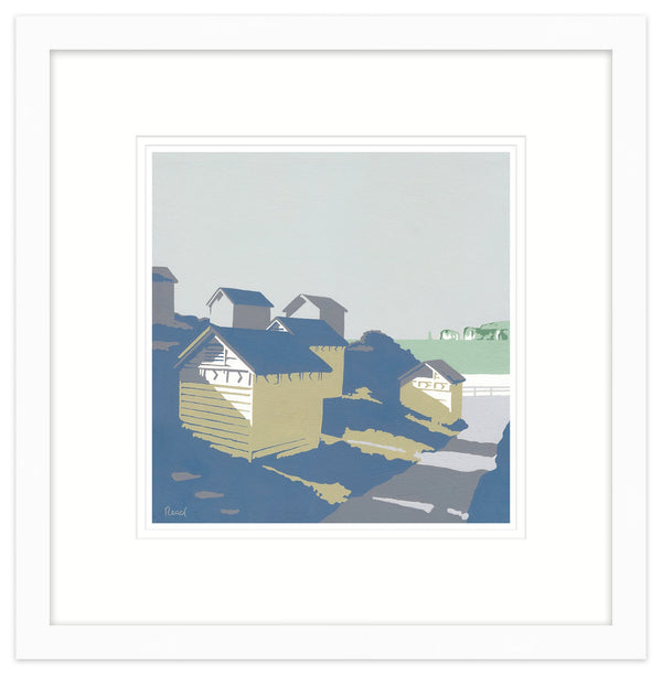 Framed Print-SR07F - Old Harry Blue Framed-Whistlefish