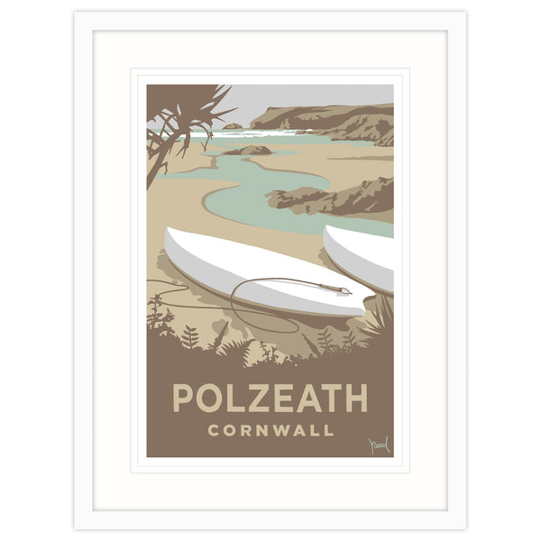 Framed Print-SR22F - Polzeath Framed Print-Whistlefish
