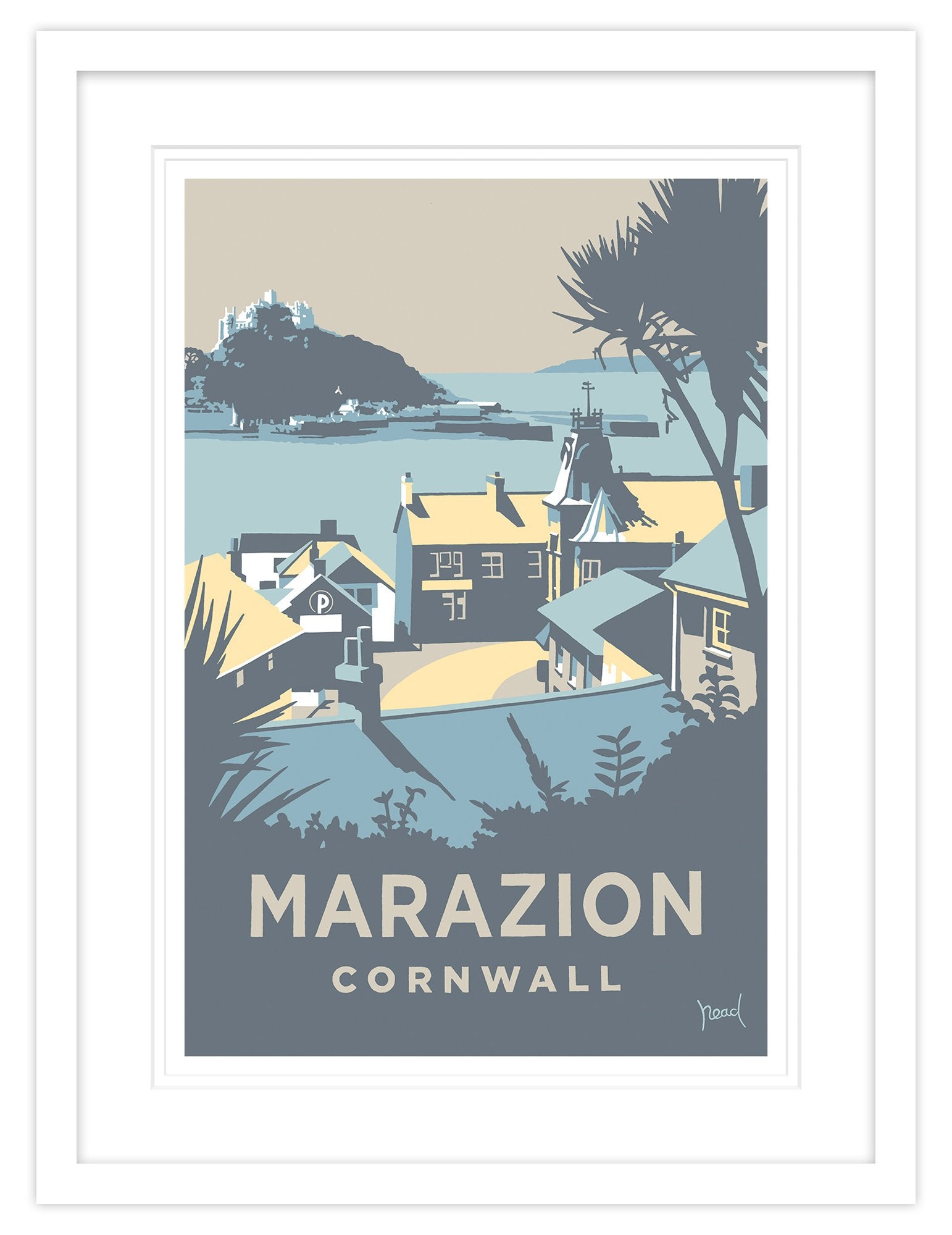 Framed Print-SR41F - Marazion Framed-Whistlefish