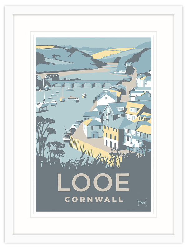 Framed Print-SR52F - Looe Framed Print-Whistlefish