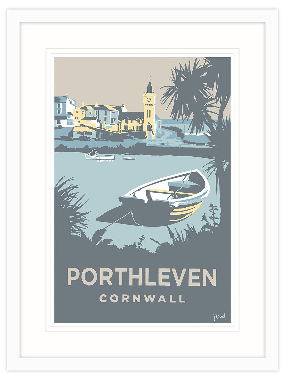 Framed Print-SR55F - Porthleven Framed Print-Whistlefish