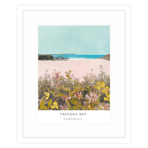 Framed Print-WF107F - Trevone Bay II Framed Print-Whistlefish