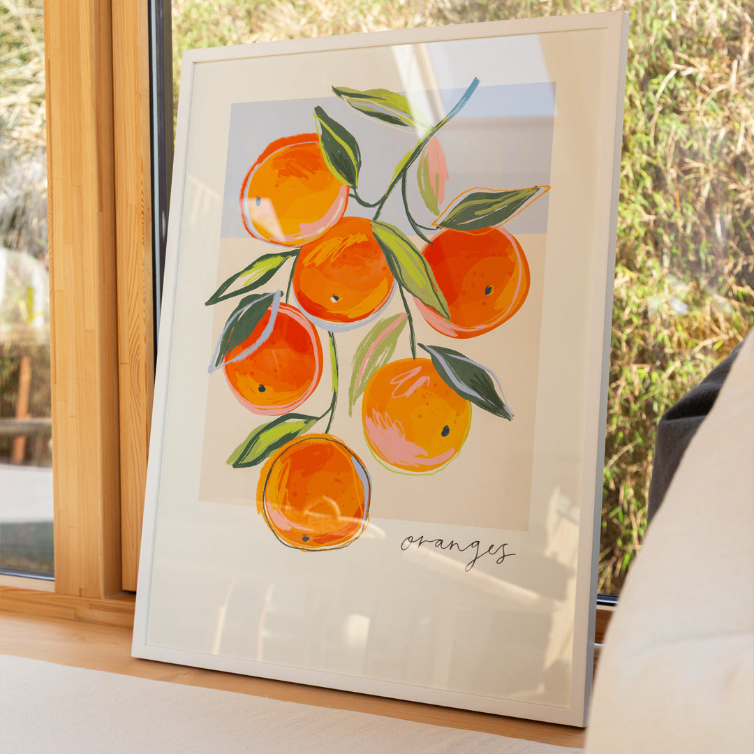 Framed Print-WF1085F - Oranges Framed Print-Whistlefish