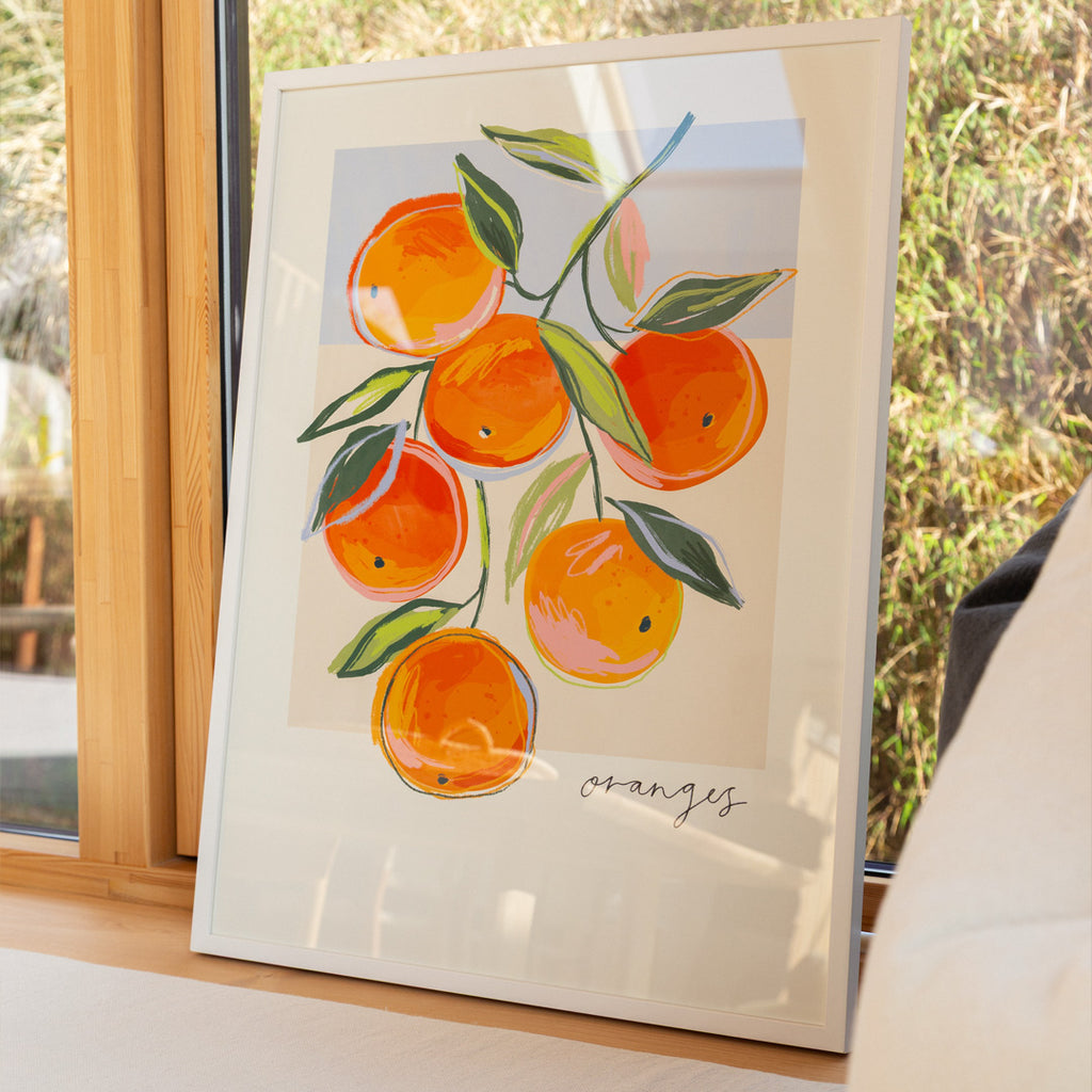 Framed Print-WF1085F - Oranges Framed Print-Whistlefish