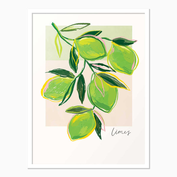 Framed Print-WF1087F - Limes Framed Print-Whistlefish
