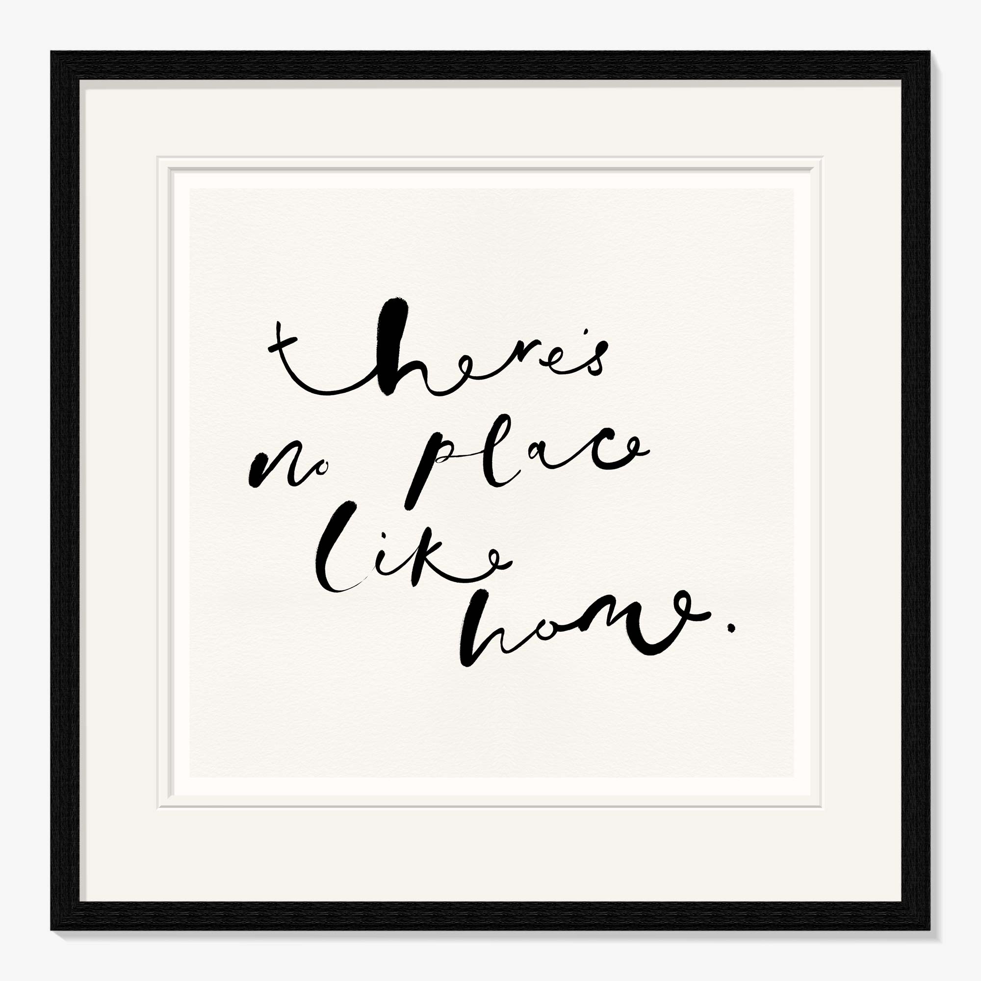 Framed Print-WF1102F - Theres No Place Like Home Framed Print-Whistlefish