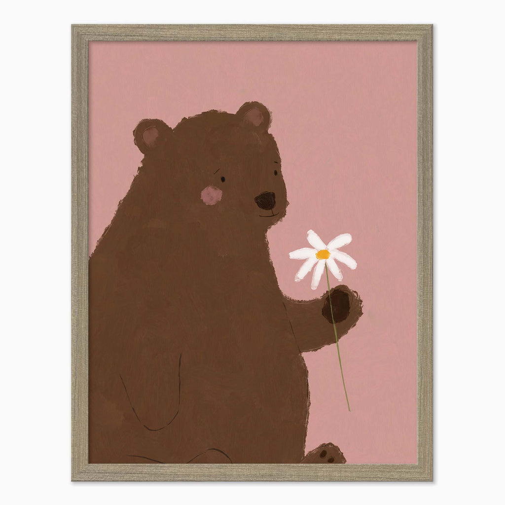 Framed Print-WF1107F - Bear Medium Framed Print-Whistlefish