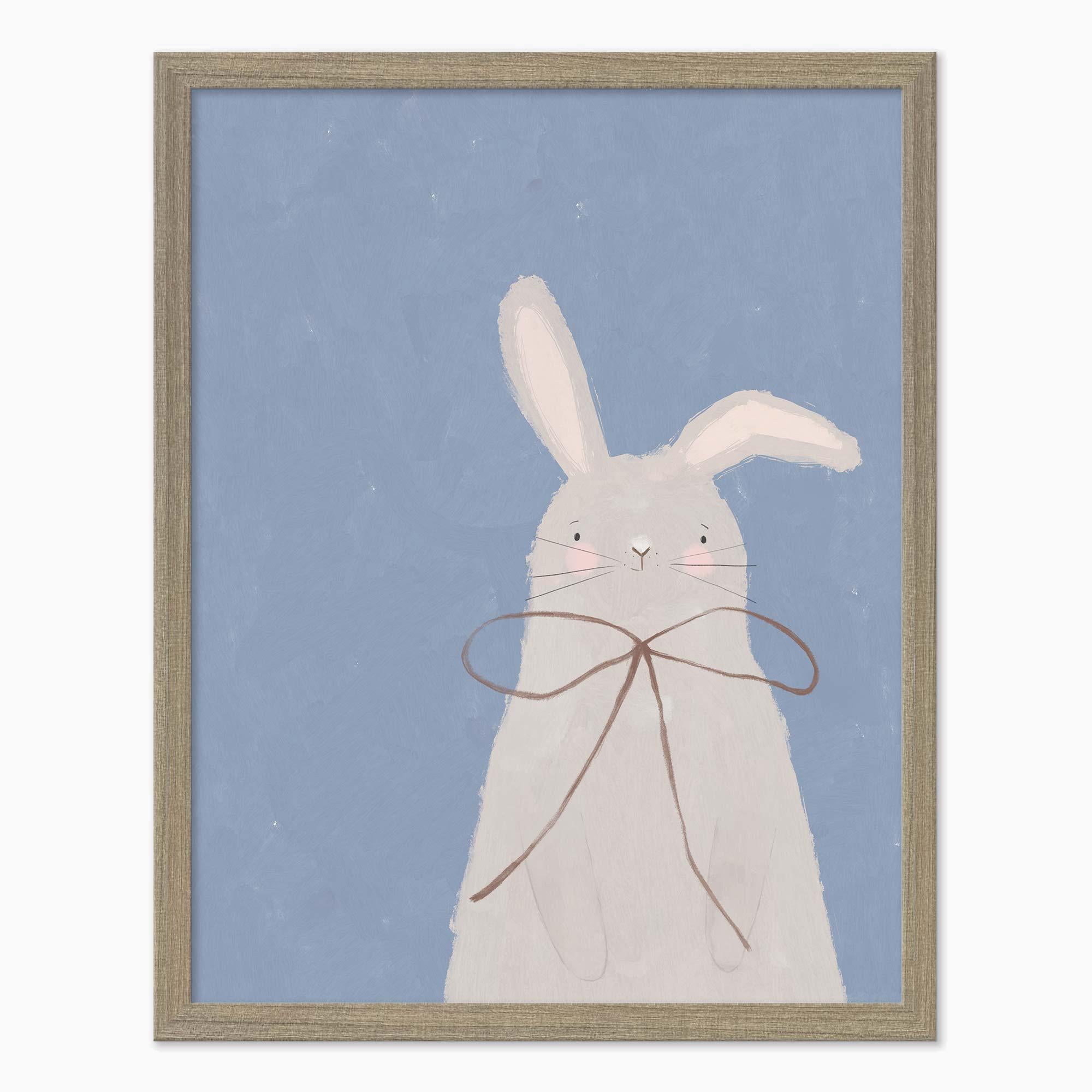 Framed Print-WF1109F - Bunny Medium Framed Print-Whistlefish