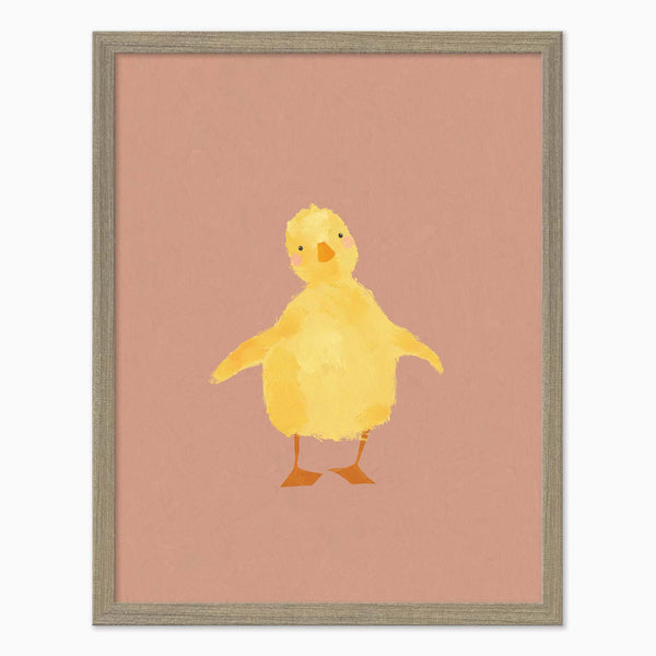 Framed Print-WF1114F - Duckling Medium Framed Print-Whistlefish