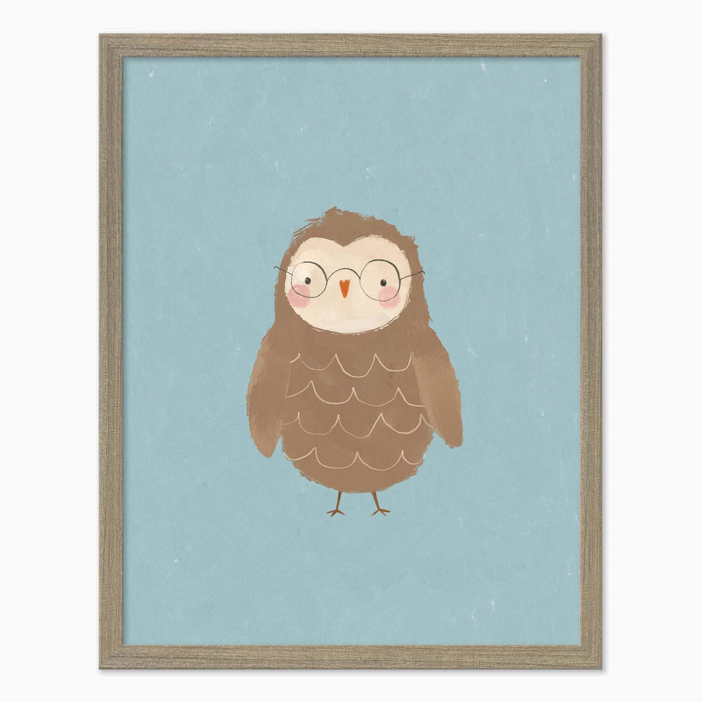 Framed Print-WF1115F - Owl Medium Framed Print-Whistlefish