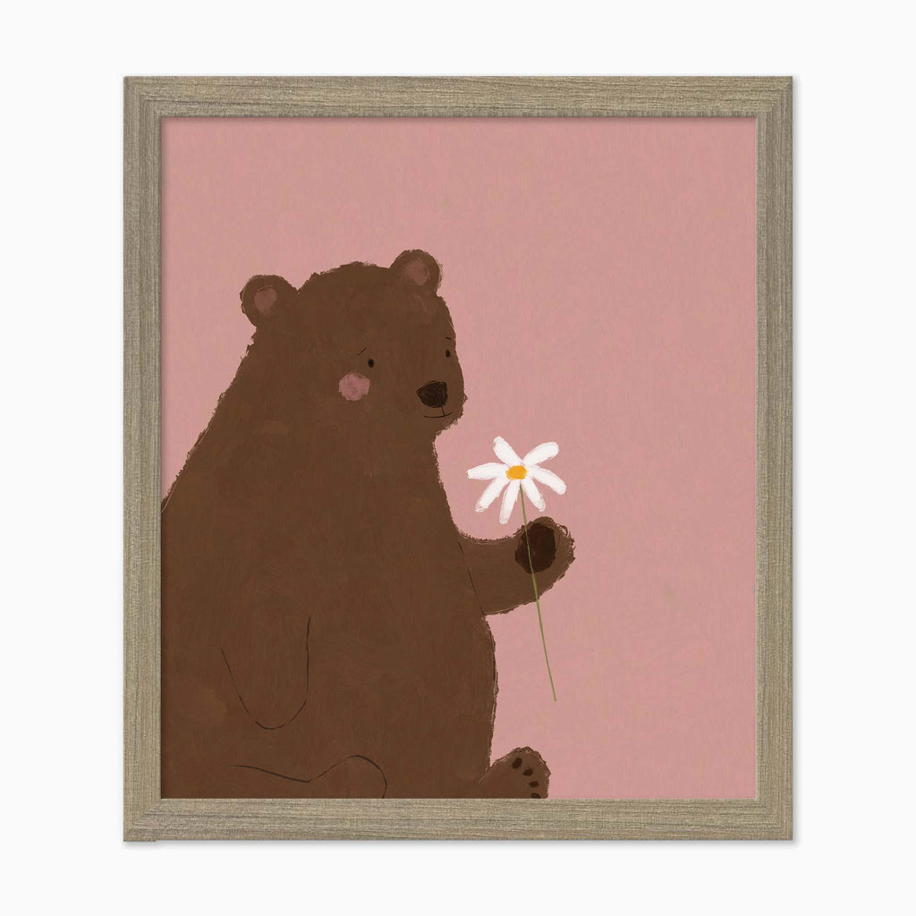 Framed Print-WF1117F - Bear Small Framed Print-Whistlefish