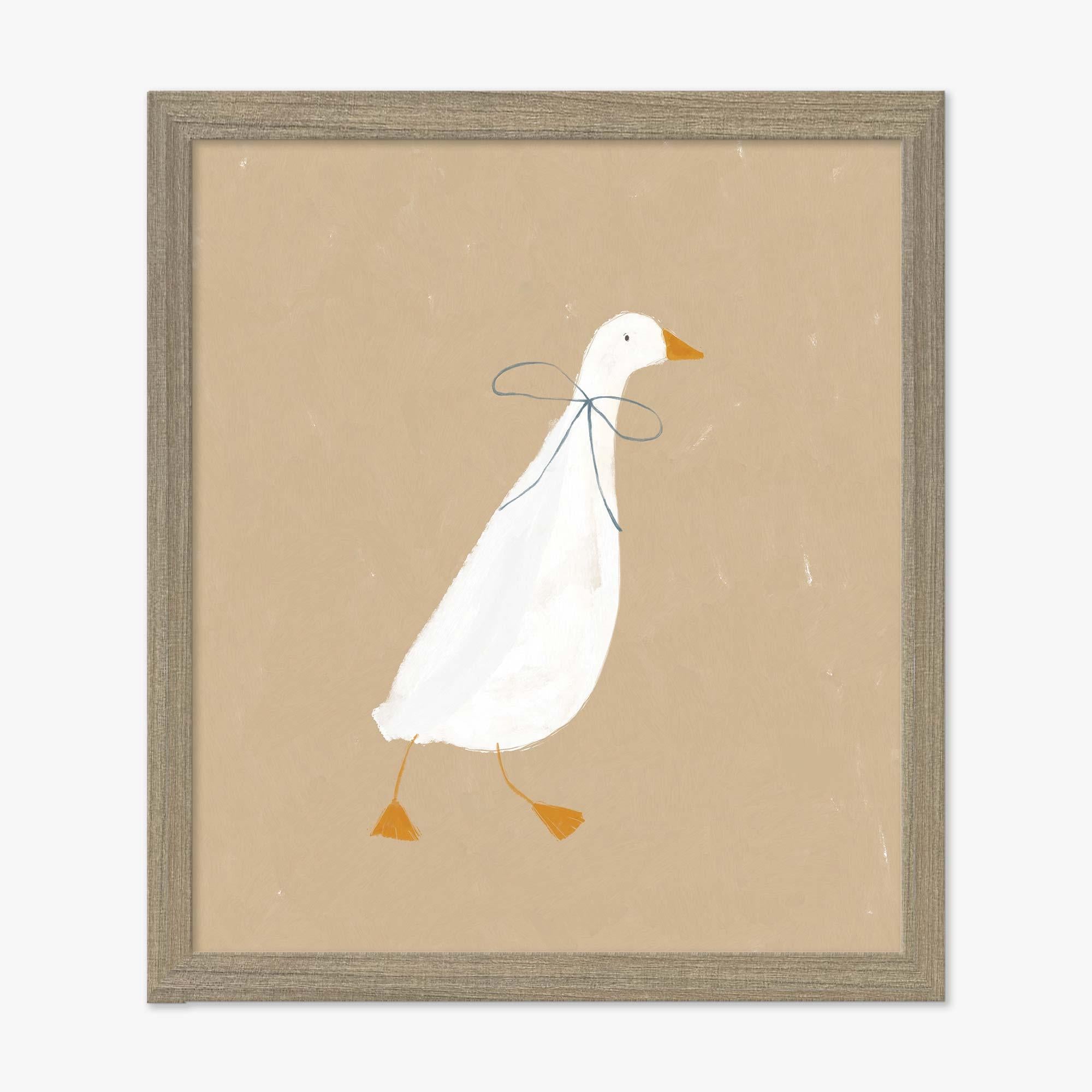 Framed Print-WF1118F - Duck Small Framed Print-Whistlefish