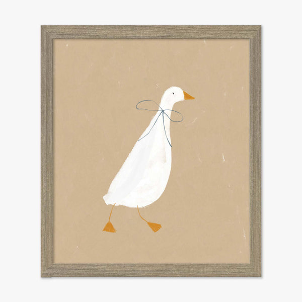 Framed Print-WF1118F - Duck Small Framed Print-Whistlefish