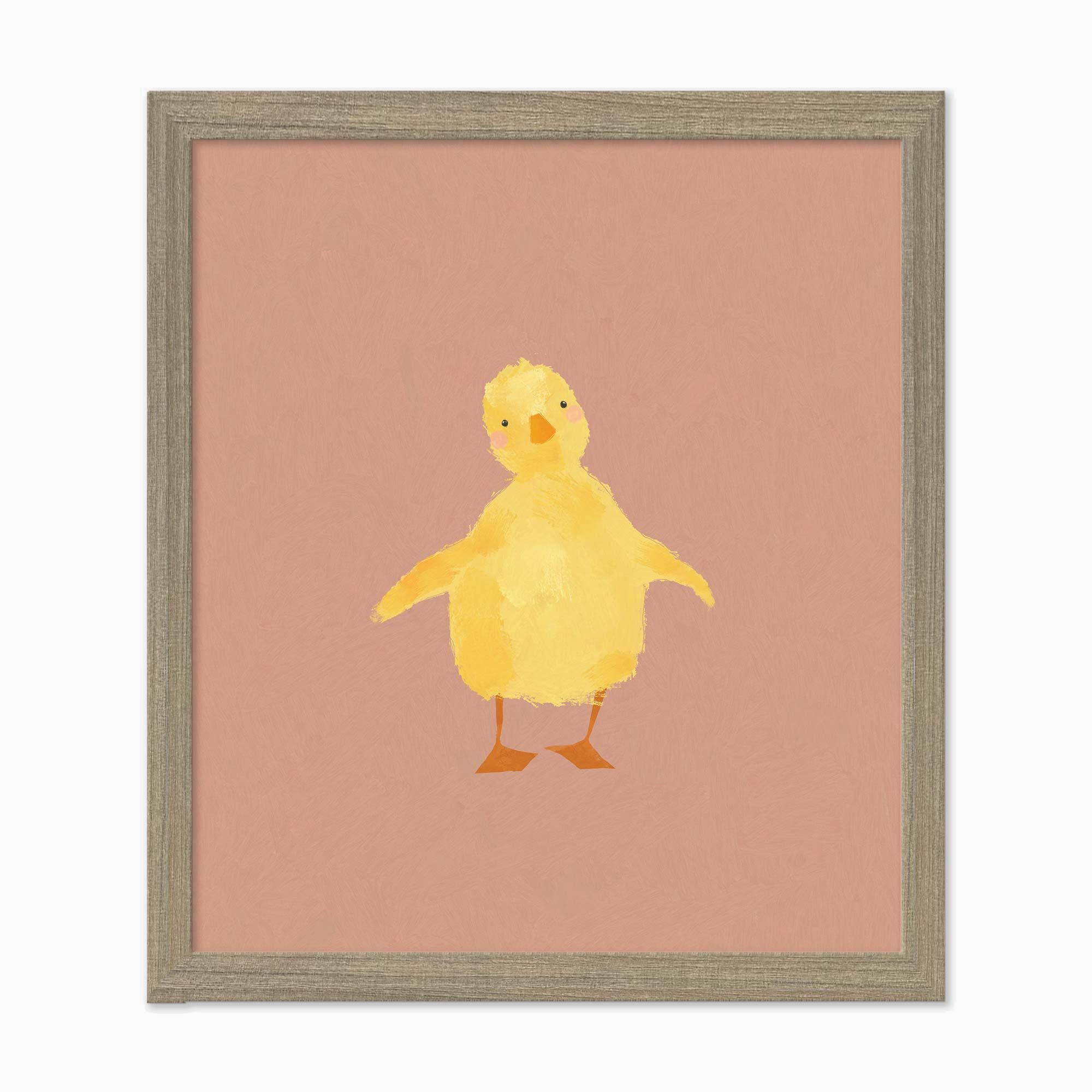 Framed Print-WF1124F - Duckling Small Framed Print-Whistlefish