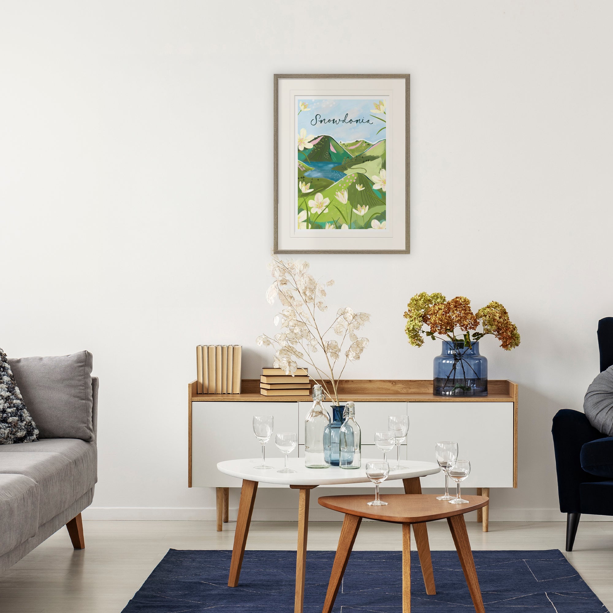 Framed Print-WF1132F - Snowdonia Large Framed Print-Whistlefish