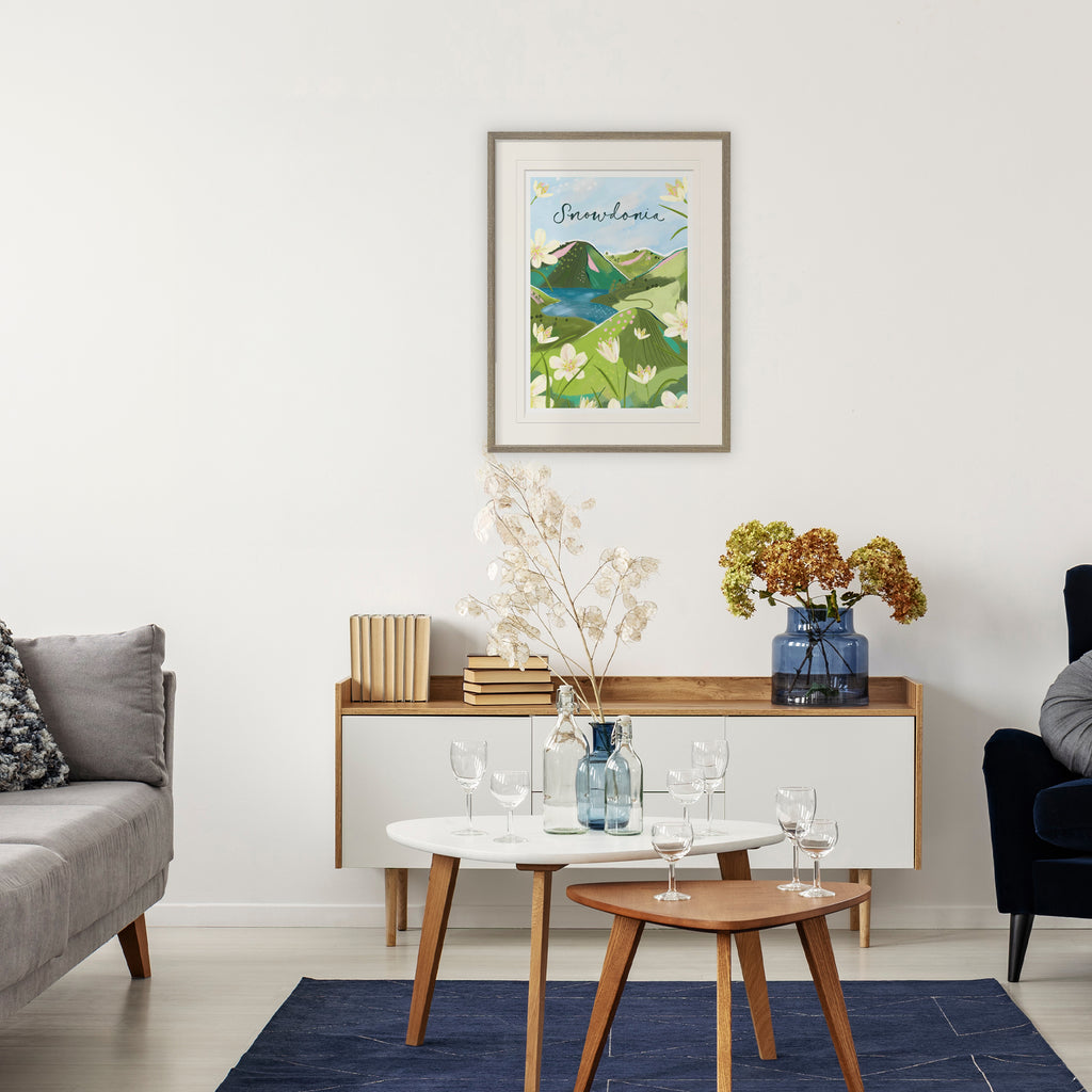 Framed Print-WF1132F - Snowdonia Large Framed Print-Whistlefish