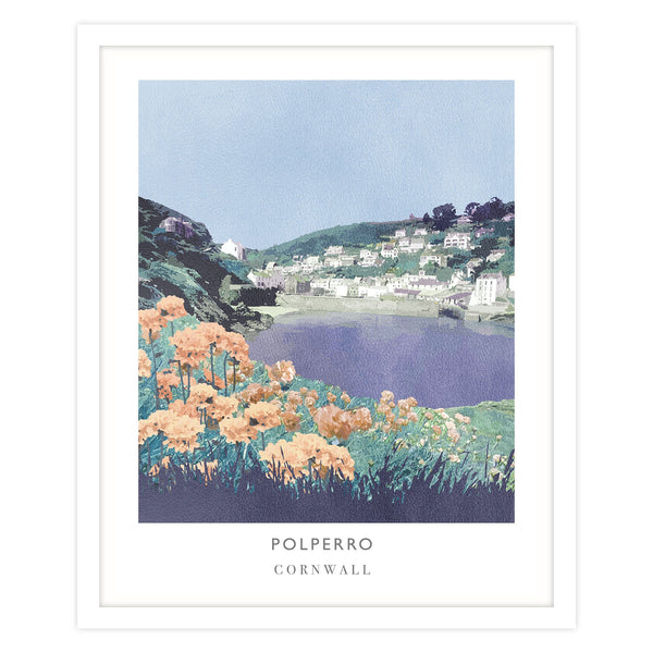 Framed Print-WF113F - Polperro Framed Print-Whistlefish