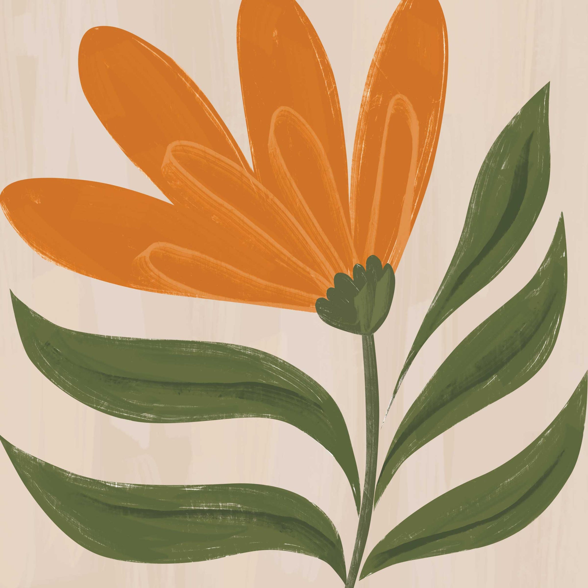 Framed Print-WF1162F - Amber Petal Framed Print-Whistlefish