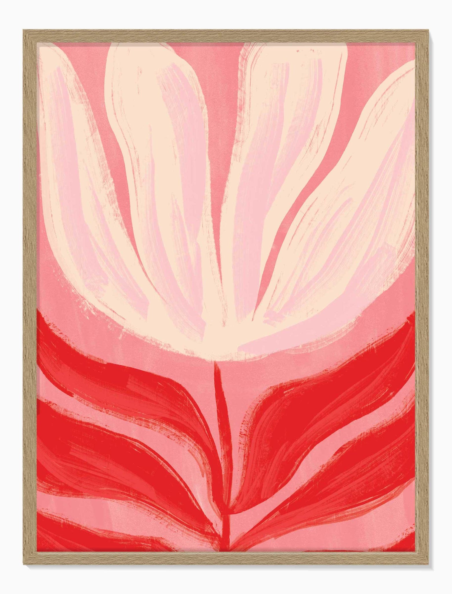 Framed Print-WF1164F - Blush Bloom Framed Print-Whistlefish