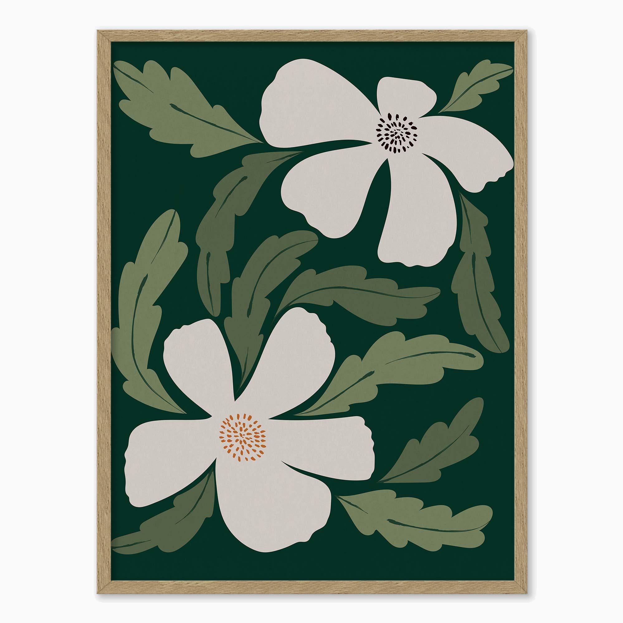 Framed Print-WF1171F - Evening Garden Framed Print-Whistlefish