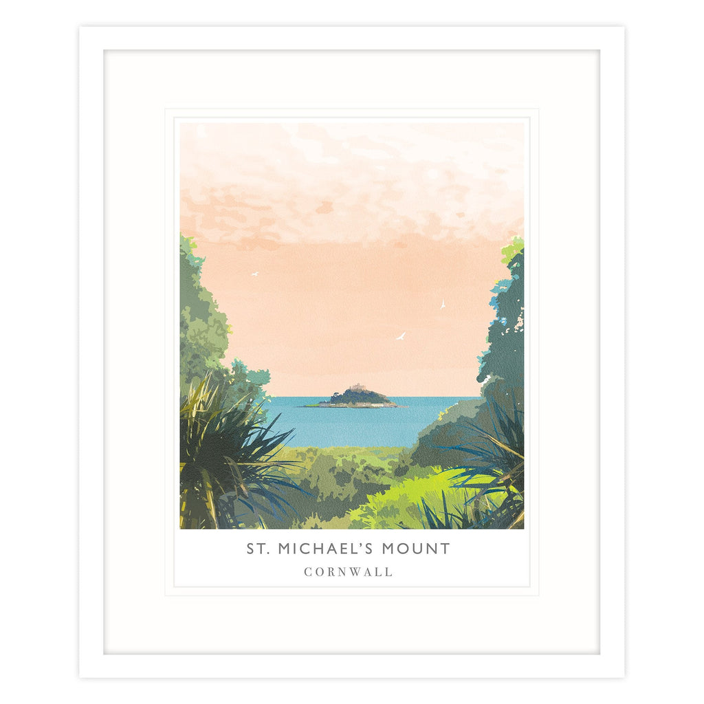 Framed Print-WF118F - St Michaels Mount Framed Print-Whistlefish