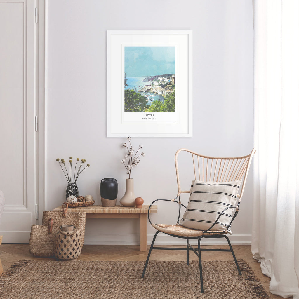 Framed Print-WF120F - Fowey Framed Print-Whistlefish