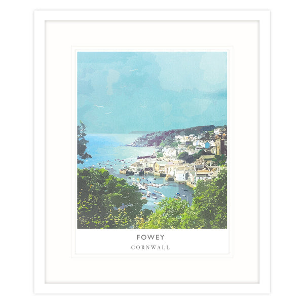 Framed Print-WF120F - Fowey Framed Print-Whistlefish