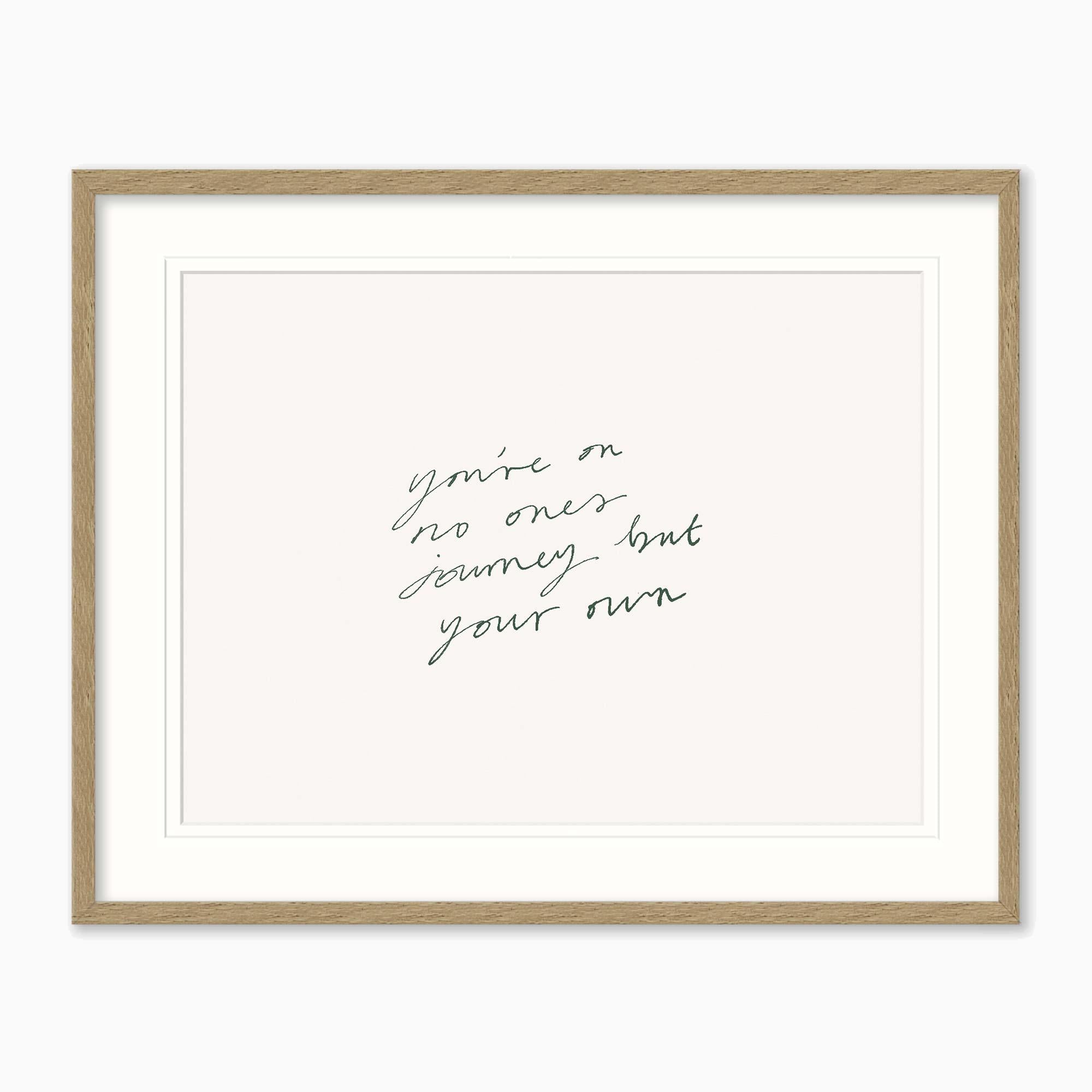 Framed Print-WF1215F - Your Own Journey Framed Print-Whistlefish