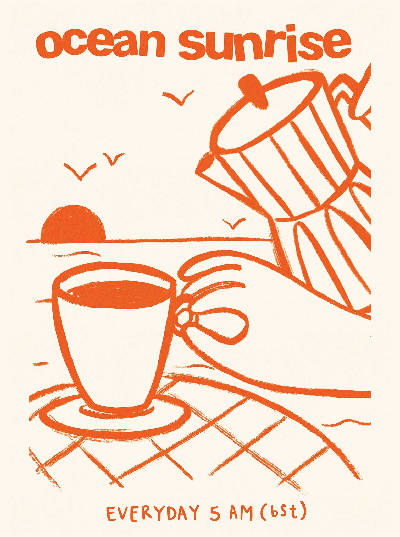 Framed Print-WF1252F - Ocean Sunrise Small Framed Print-Whistlefish