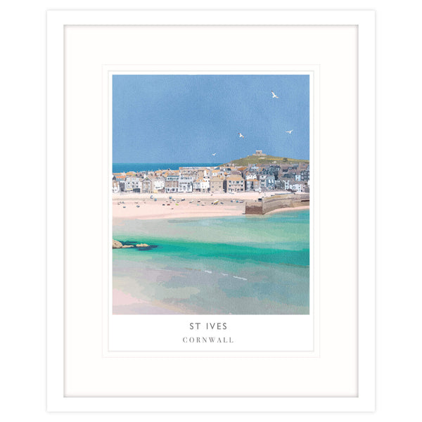 Framed Print-WF134F - St Ives Framed Print-Whistlefish