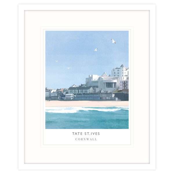 Framed Print-WF140F - WF140F - Tate St Ives Framed Print-Whistlefish