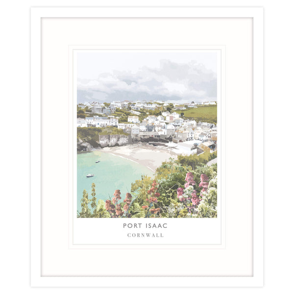 Framed Print-WF142F - Port Isaac Framed Print-Whistlefish