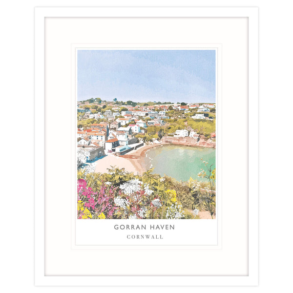 Framed Print-WF186F - Gorran Haven Framed Print-Whistlefish