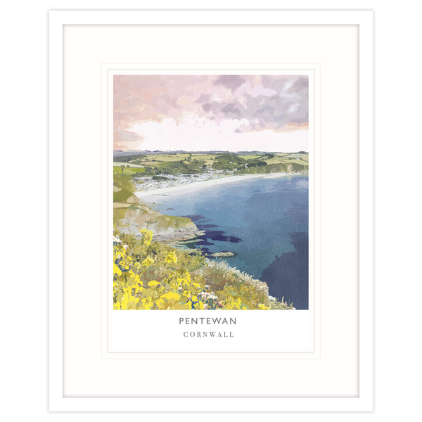 Framed Print-WF190F - Pentewan-Whistlefish