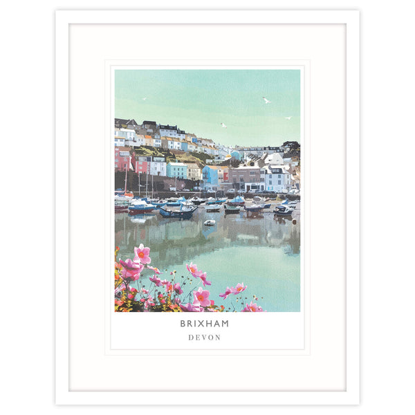 Framed Print-WF207F - Brixham Framed Print-Whistlefish
