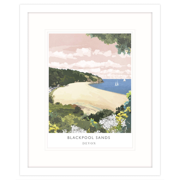 Framed Print-WF222F - Blackpool Sands Framed Print-Whistlefish