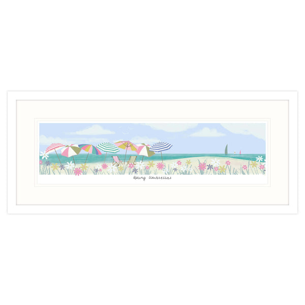 Framed Print-WF272F - Spring Umbrellas Framed Print-Whistlefish